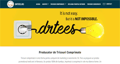 Desktop Screenshot of drtees.ro